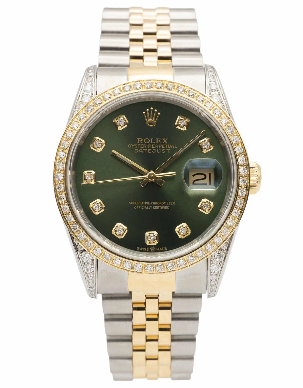 Vintage Rolex Datejust 31 1995 Two-Tone Yellow Gold Automatic Watch