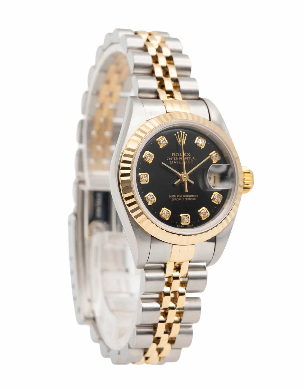 Vintage Rolex Datejust 26mm 1997 Two-Tone Gold Jubilee Ladies Automatic Watch