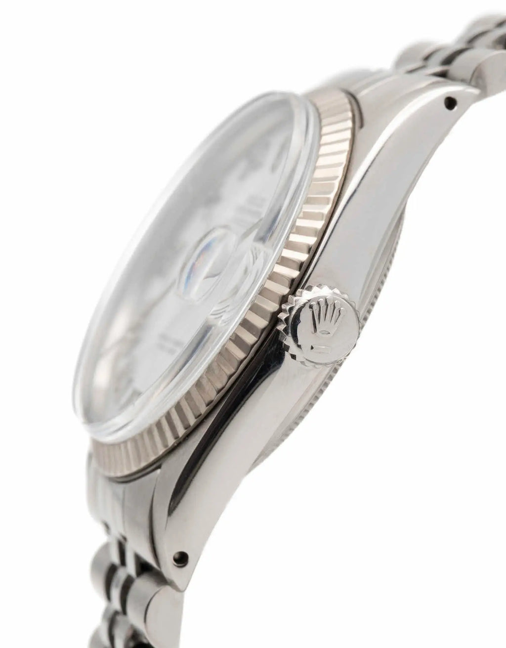 Vintage Rolex Datejust 36mm Steel Jubilee White Dial Automatic 1986 Watch