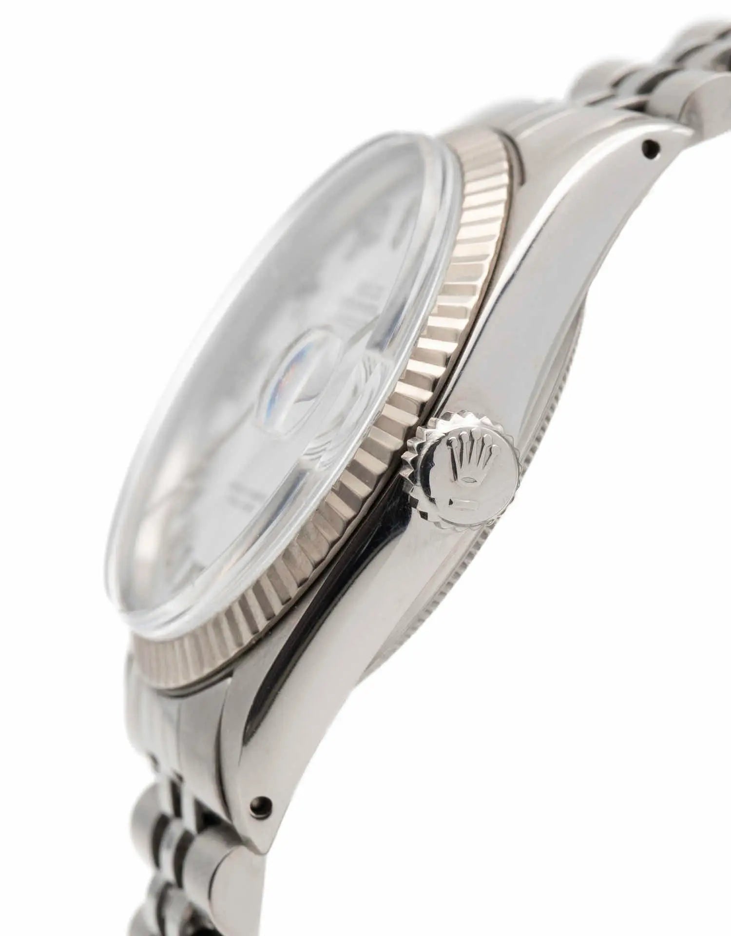 Vintage Rolex Datejust 36mm Steel Jubilee White Dial Automatic 1986 Watch