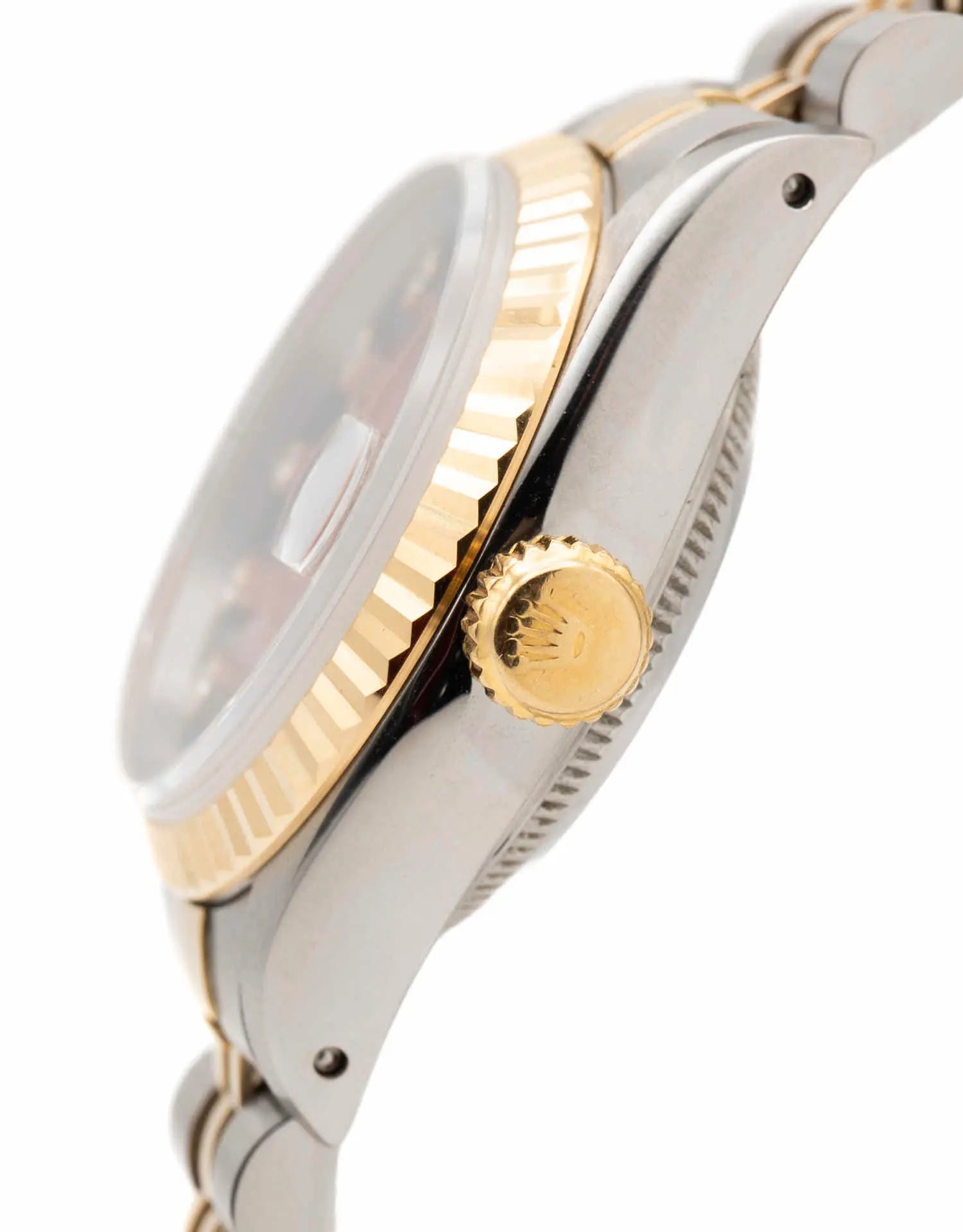 Iconic Rolex Datejust 26mm Two-Tone Gold Jubilee Automatic Red Dial 1988