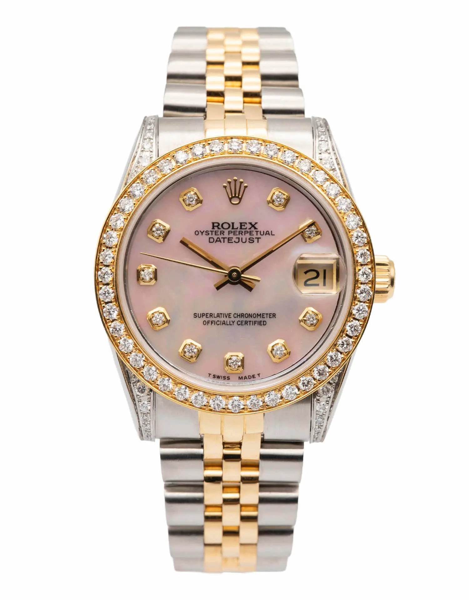 Classic 1988 Rolex Datejust 31mm Two-Tone Yellow Gold Automatic Watch