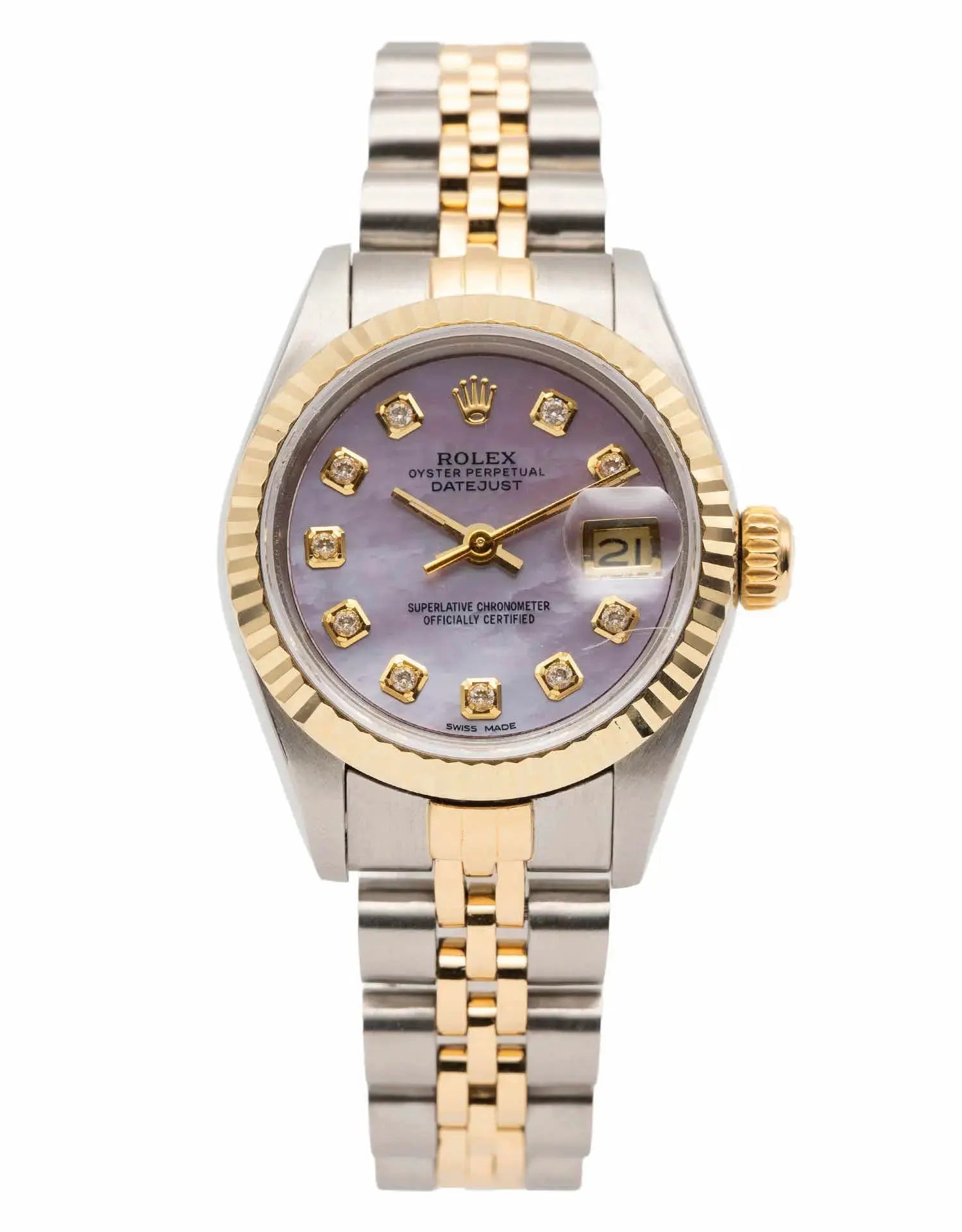 Vintage Rolex Datejust 26 1988 Ladies Automatic Two-Tone Yellow Gold Watch