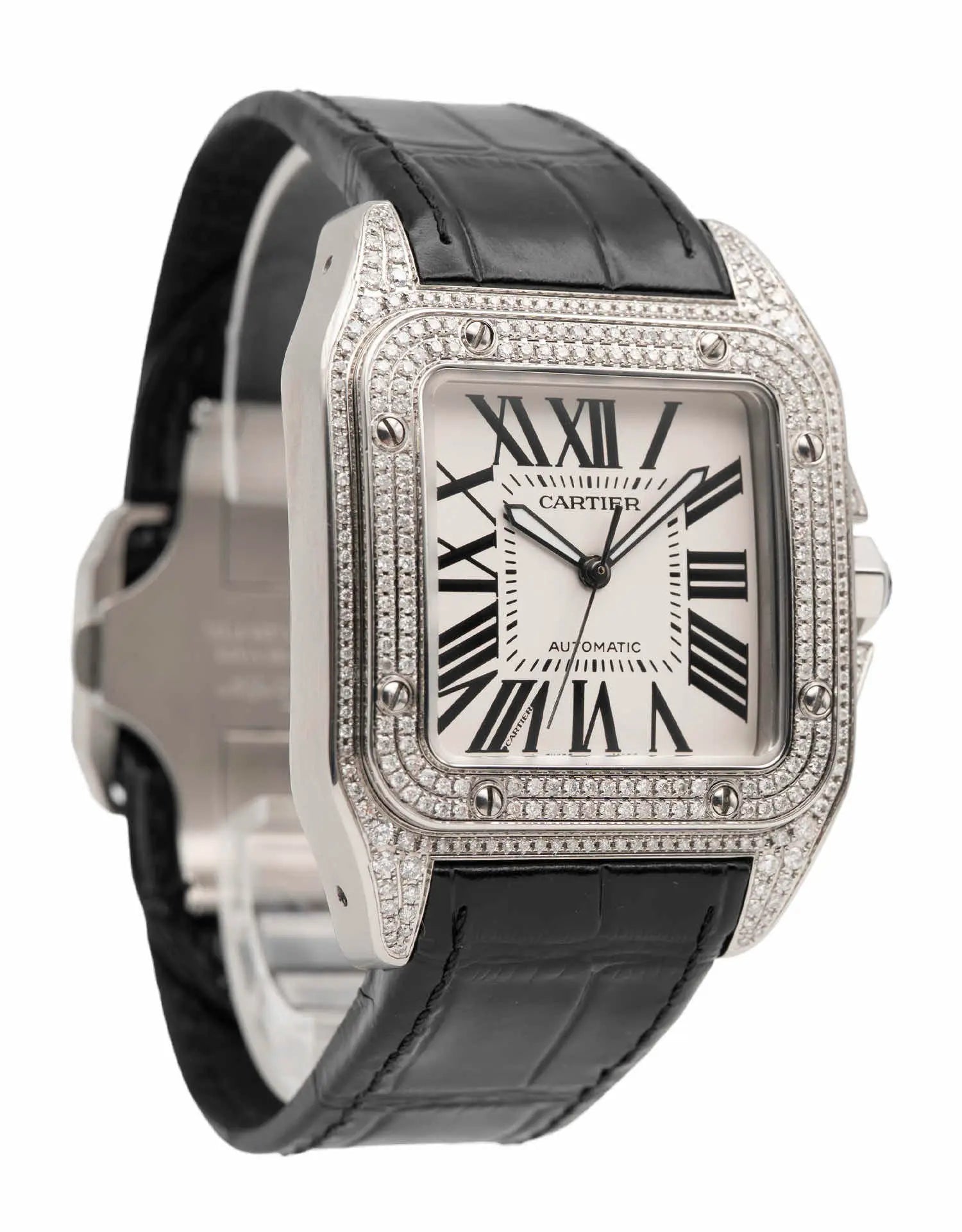 Timeless Cartier Santos 2007 Automatic 41mm Stainless Steel Men's Watch
