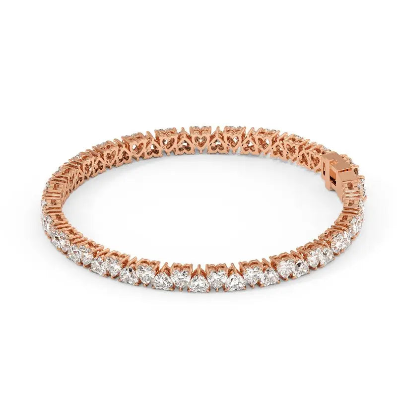 9K Rose Gold Imogen 0.5 Carat Diamond Bracelet