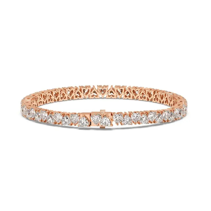9K Rose Gold Imogen 0.5 Carat Diamond Bracelet