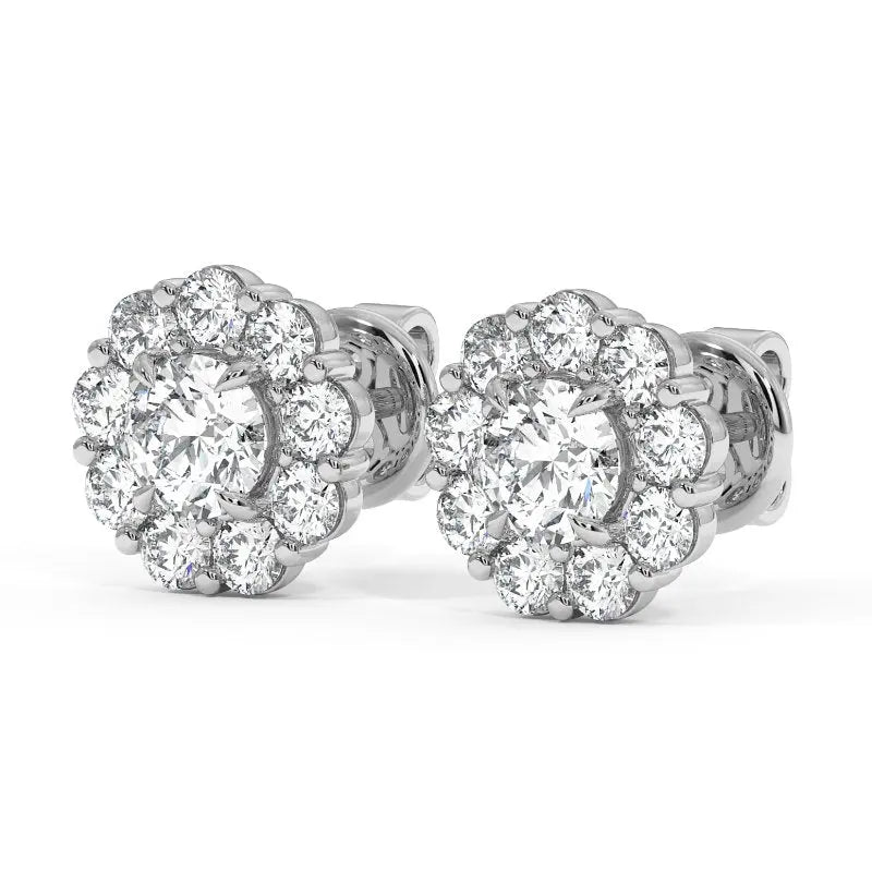 18k White Gold Kaylah Earrings