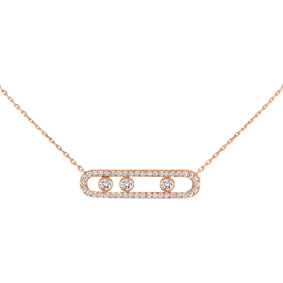 Rose Gold Clip Necklace