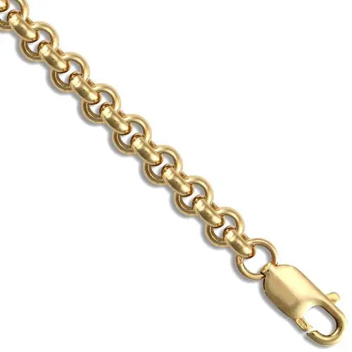 9ct Gold Round Belcher Bracelet