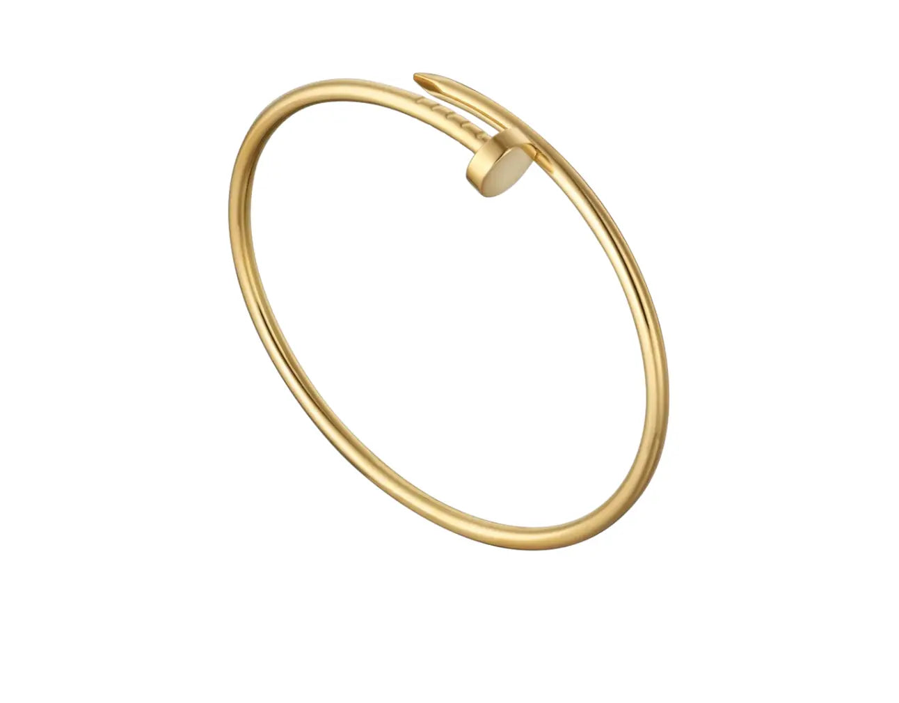 Inspired Nail Styled Gold Bracelet MK Jewellers