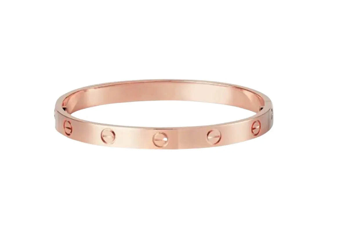 Inspired Screw-Style Rose Gold Bracelet MK Jewellers