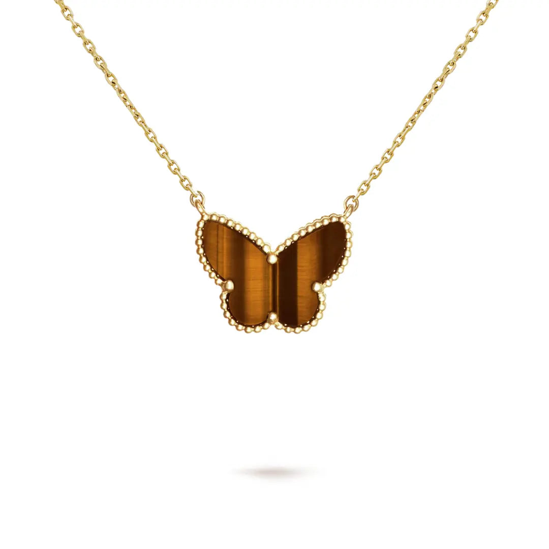 Van Cleef & Arpels 18K Gold Butterfly Pendant