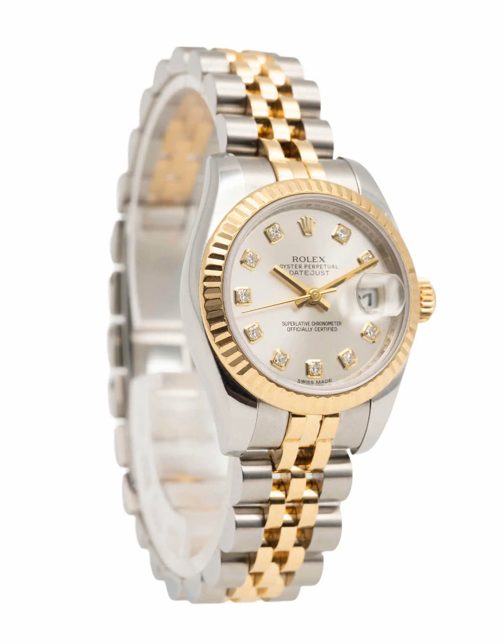 Luxurious 2015 Rolex Datejust 26 Two-Tone Yellow Gold Automatic Ladies Watch
