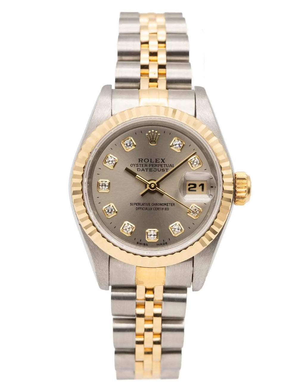 Vintage Rolex Datejust 26mm 1997 Two-Tone Automatic Ladies Watch UAE