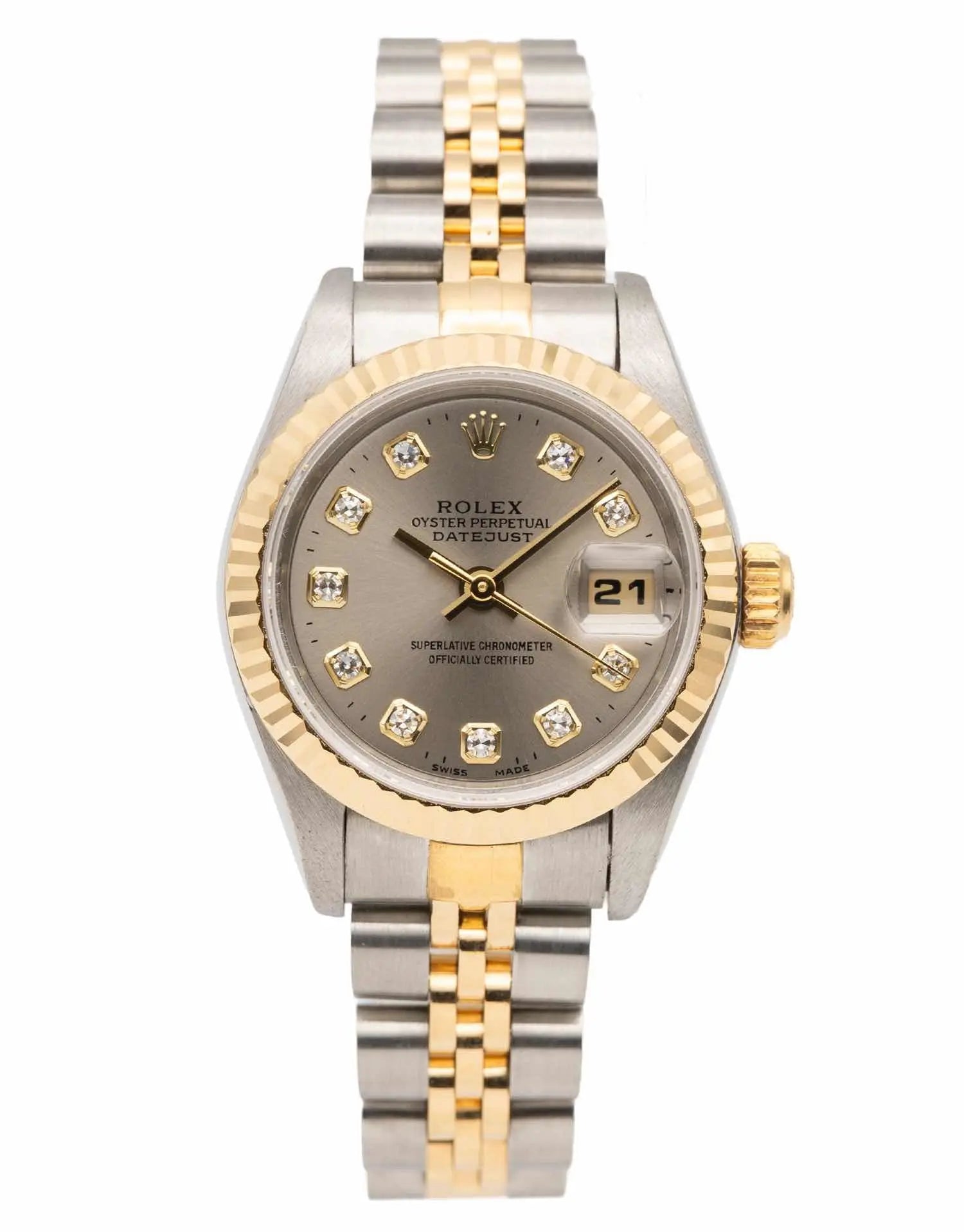 Vintage Rolex Datejust 26mm 1997 Two-Tone Automatic Ladies Watch UAE