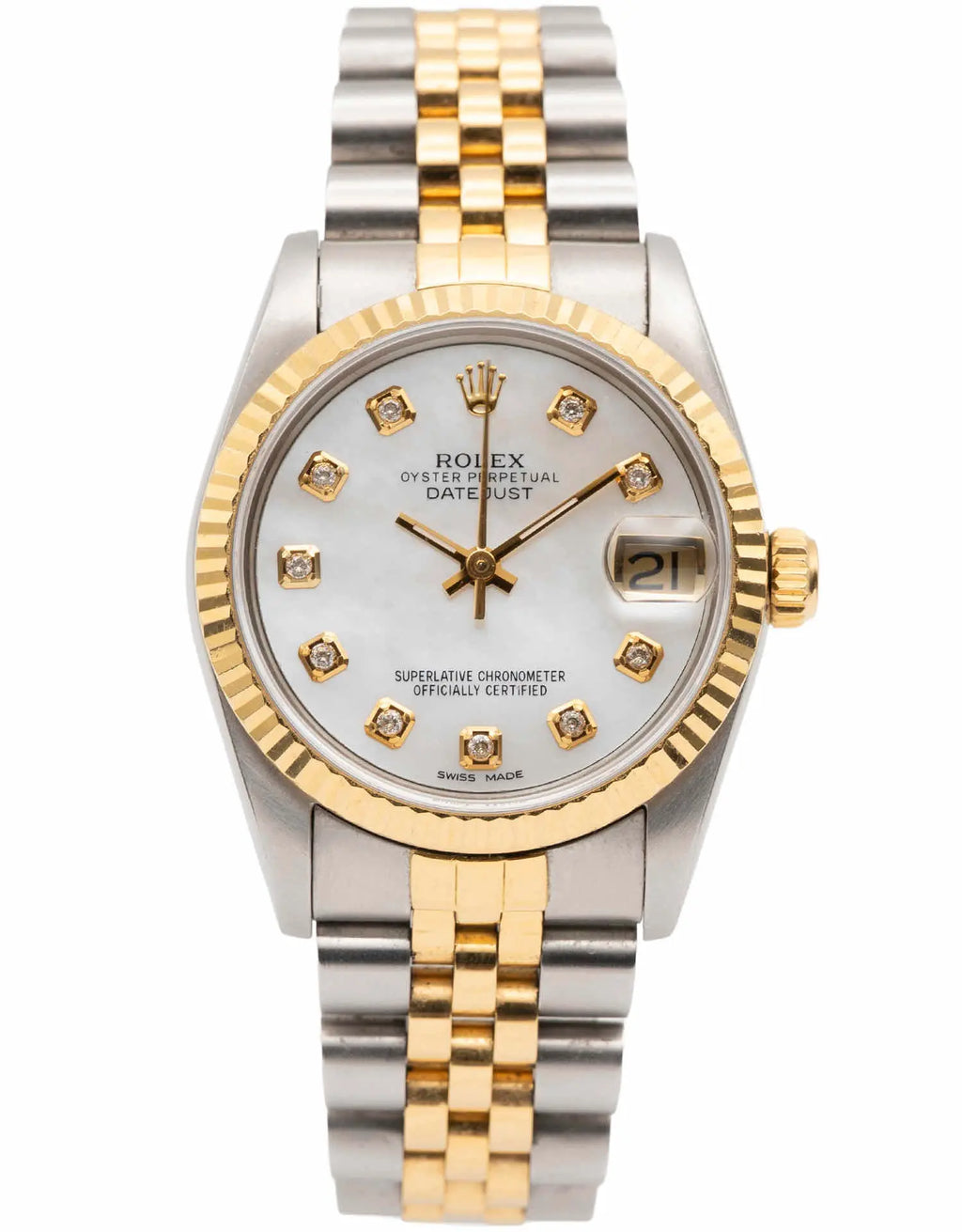 Rolex Datejust 31 1991 Two-Tone Yellow Gold Jubilee Ladies Watch