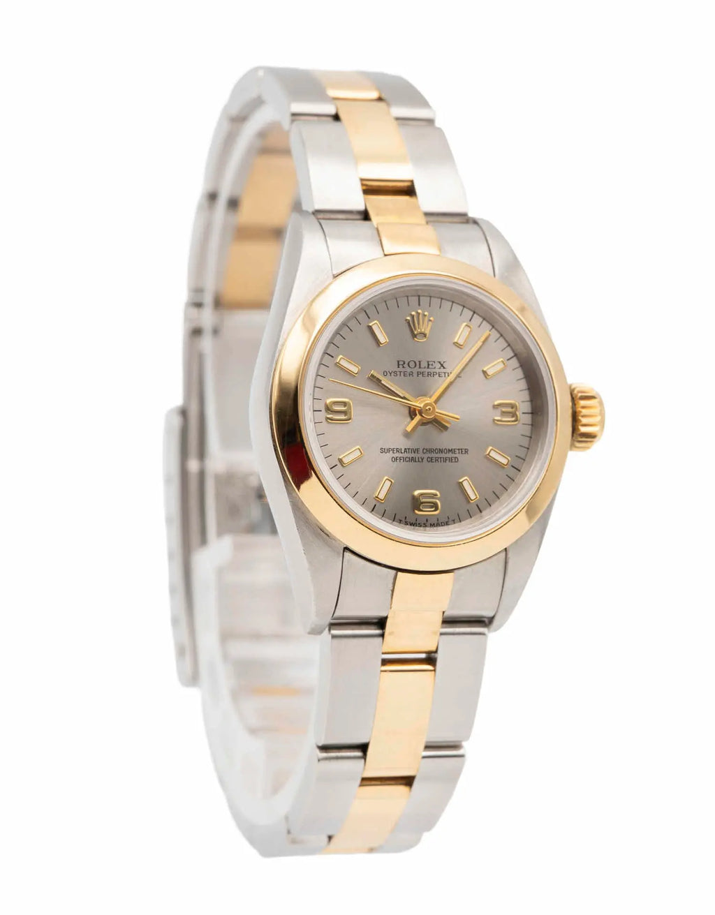 Charming Vintage Rolex Oyster Perpetual 1997 Two-Tone 24mm Ladies Automatic Watch