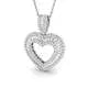 Diamond Heart Pendant 0.62ct SI2/G
