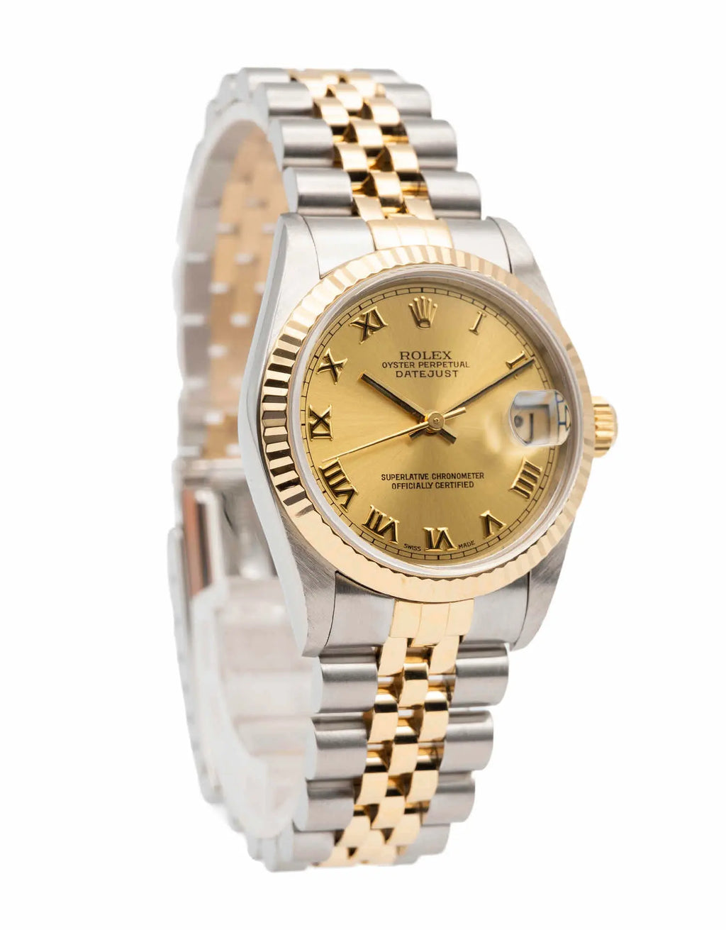 Timeless 1999 Rolex Datejust 31mm Two-Tone Yellow Gold Automatic Ladies Watch