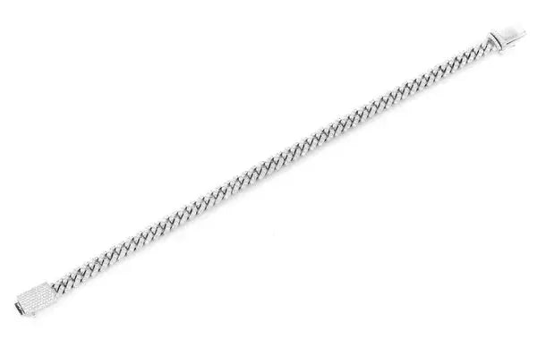 1.50ct Diamond 4mm Miami Cuban Bracelet